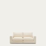 Alea ecru chenille 3-seater