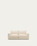 Alea ecru chenille 3-seater