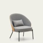 Eamy light grey armchair