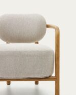 Melqui beige armchair - Image 2