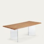 Lotty oak veneer table