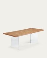 Lotty oak veneer table