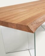 Lotty oak veneer table - Image 5
