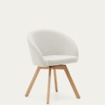 Marvin brown chenille swivel chair