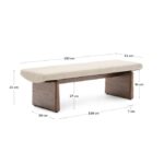 Lumé Curve Art Design Bench - Image 4