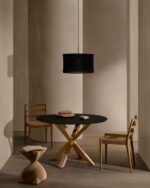 Analy chair in solid oak FSC 100% with natural finish and rope seat - Image 4