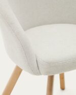 Marvin brown chenille swivel chair - Image 5