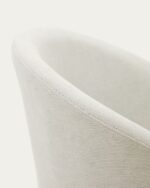 Marvin brown chenille swivel chair - Image 4