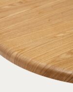"Mailen oval table in ash wood veneer with natural finish - Image 3