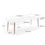 Maison Élan Art Extendable Line 1. Our Extendable Tables offer versatility without compromising elegance, seamlessly adapting to - Image 4