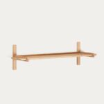 Sitra modular shelf, 1 solid oak wood shelf in a natural finish,