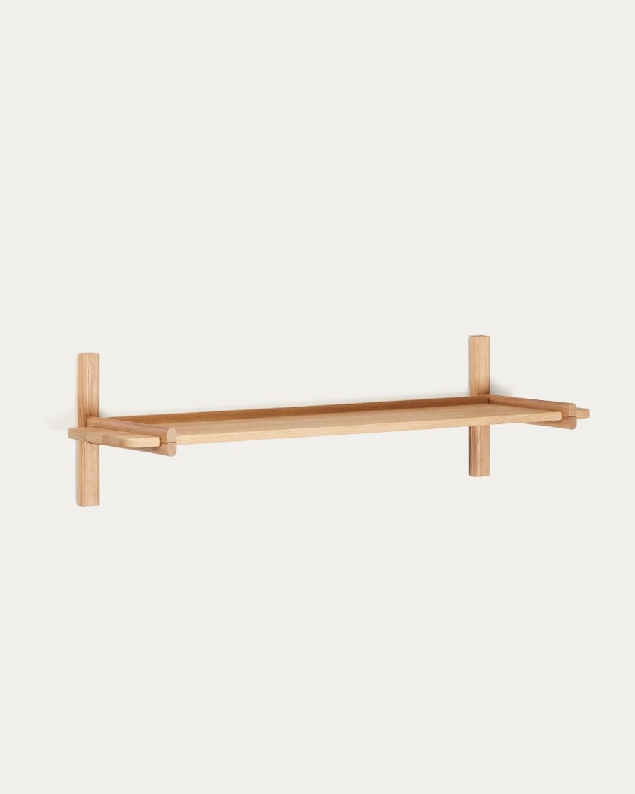 IMG_8064.jpeg Sitra modular shelf, 1 solid oak wood shelf in a natural finish, - Image 1
