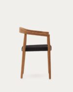 Ydalia stackable outdoor chair in solid teak wood - Image 5