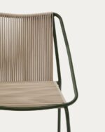Zivia outdoor chair in ecru rope cord - Image 3