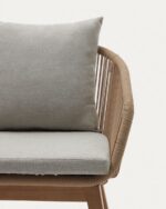 Portalo chair in beige cord - Image 3