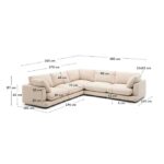 Gala 6-seater corner sofa - Image 6