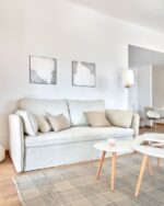 Tanit sofa bed in white - Image 4