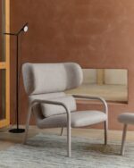Inari armchair in beige - Image 2