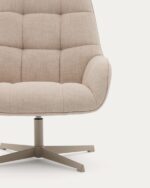 Jaspe beige swivel armchair - Image 3