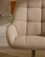Jaspe beige swivel armchair - Image 4