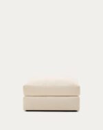 Alea ecru chenille footrest