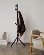 Nadue coat rack in solid beech wood - Image 4