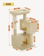 Cat Tree 82cm - Indoor Cat Tower - Image 2