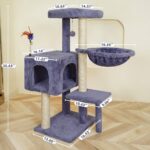 Cat Tree has Scratching Toy - Image 2