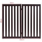 Dog Gate 2/3/4 Wooden Panels 60/89 cm - Image 4