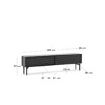 Lenon 2-Door TV Stand - Image 4