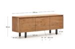 Uxue 3-Door TV Stand - Image 5