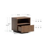 Helvine Bedside Table - Image 11