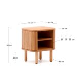 Elysmoor Bedside Table - Image 5