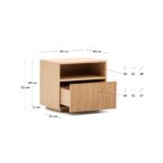 Helvine Bedside Table - Image 4